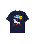Amalfi Boxy Tee Navy