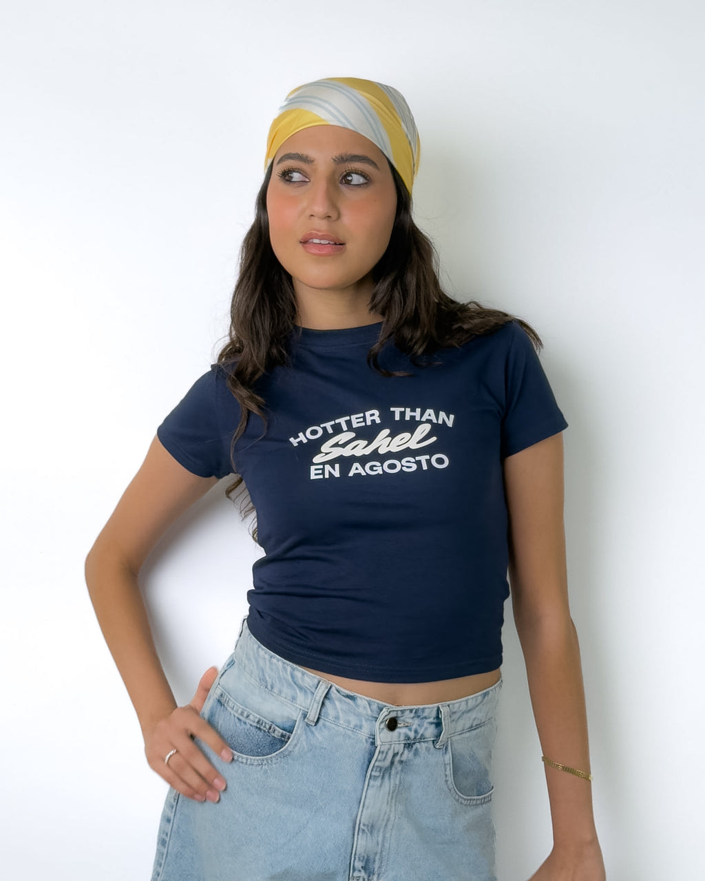 Hotter Than Sahel En Agosto Baby Tee