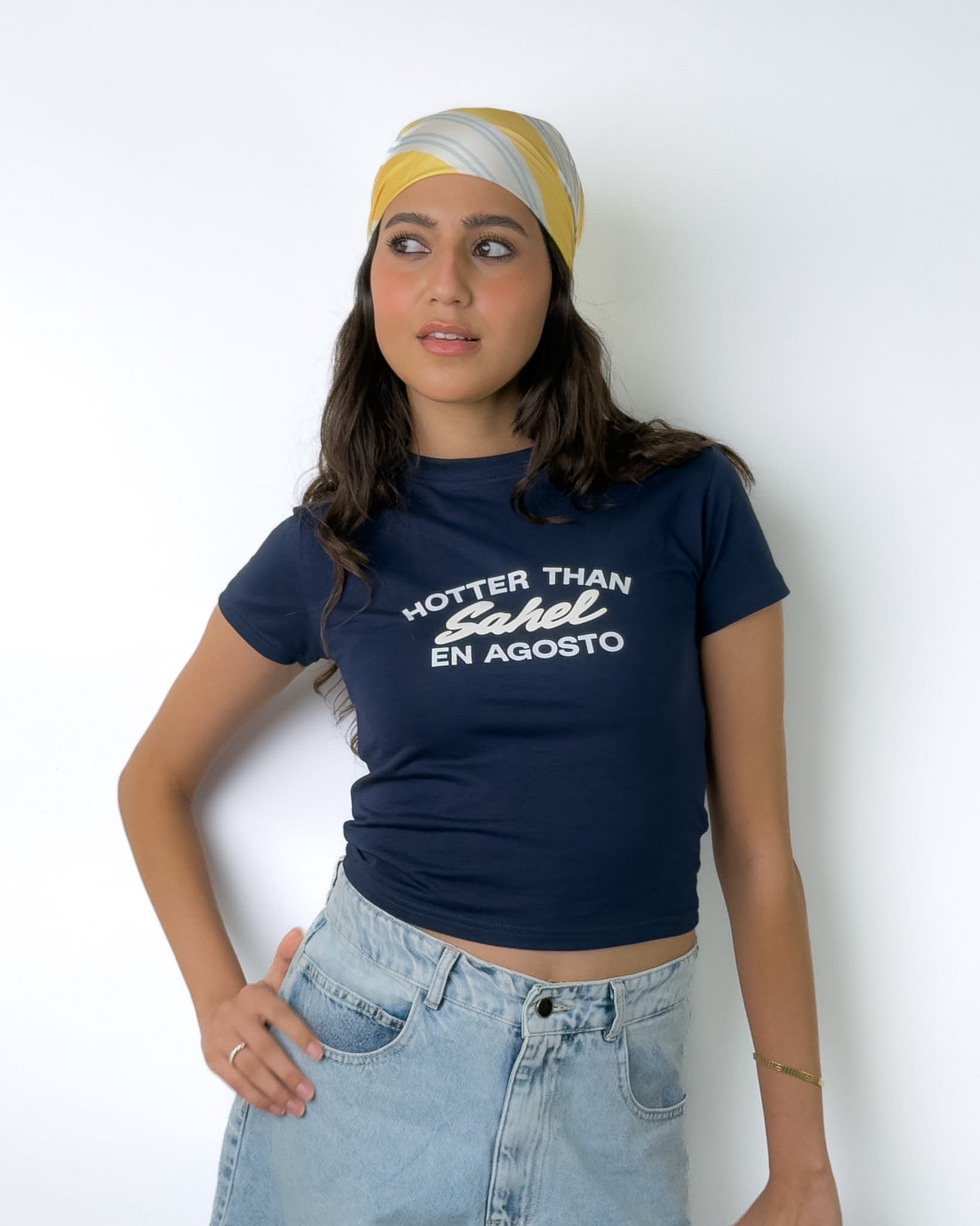 Hotter Than Sahel En Agosto Baby Tee