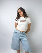 Girls Just Wanna Have Funds Baby Tee White