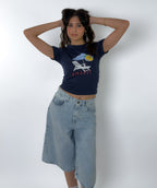 Amalfi Baby Tee Navy